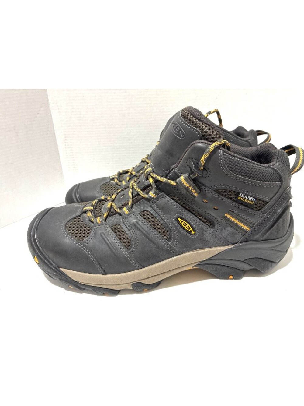 KEEN Utility 1018079 Lansing Mid Waterproof Steel Toe Work Boots for Men size 11